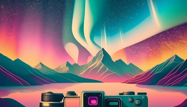 Aurora camera illustration