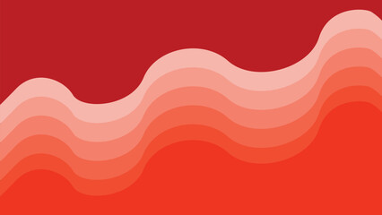 red wave gradient wallpaper with dark red background