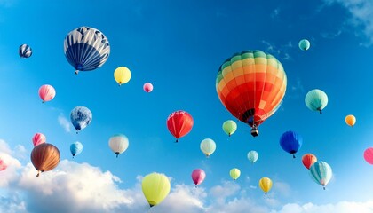 Obraz premium A kaleidoscope of colors floating above you. 