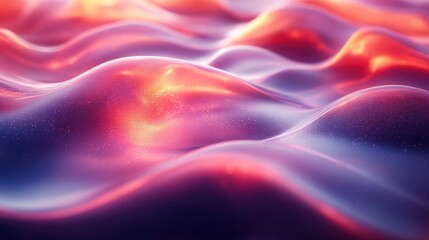 A wave of pink and purple with a red glow