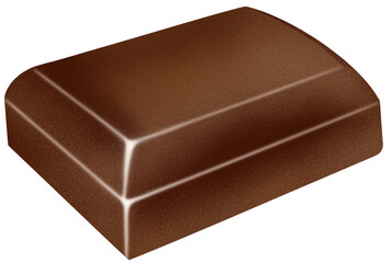 chocolate bar isolated 