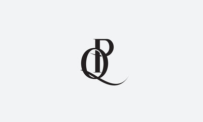 QP, PQ, P , Q , Abstract Letters Logo Monogram