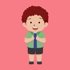 Kids cute design character suitable for children book