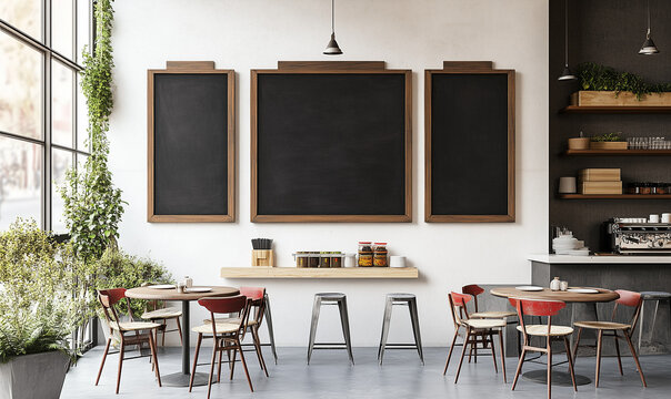 Dynamic Multi-Frame Chalkboard Display Designed to Showcase Daily Specials with Creative Menu Presentation and Impact
