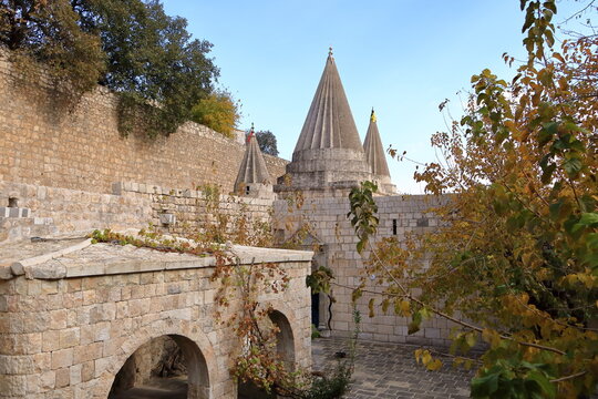 the Yazidis temple in Lalish, Kurdistan, Iraq