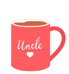 Uncle Family Member Mug – Minimalist Design 