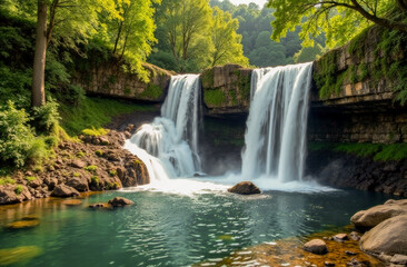 Obraz premium maintaining a healthy ecology in the wild. the concept of environmental pollution awareness