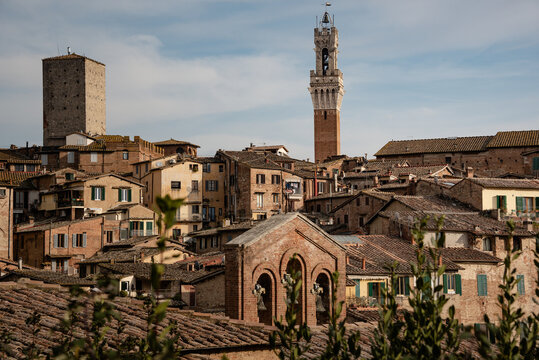 The beautiful Siena in Tuscany, Italy