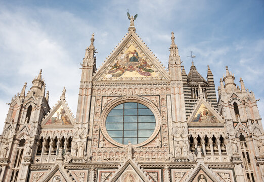 The beautiful Siena in Tuscany, Italy