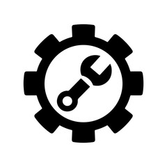 clock and gear icon