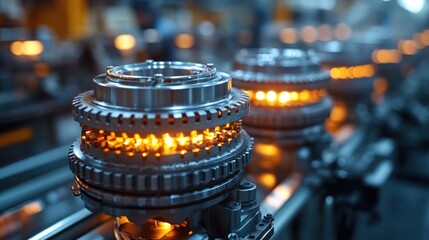 Intricate Machinery: A Glimpse into Industrial Automation