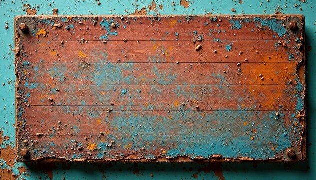 Distressed wooden sign with grunge-inspired fonts, grunge, alternative, decoration