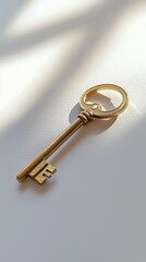 Discovering a golden key to unlock the secrets of a bright and tranquil morning