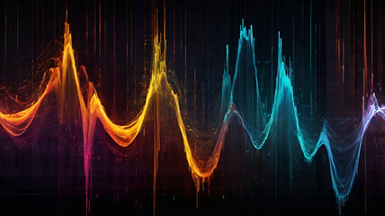 Naklejka premium abstract wave background