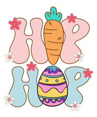 Hip Hop Easter SVG T-Shirt Design Funny Easter SVG Designs