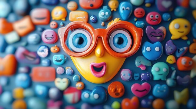 A viral meme on social media spreading quickly, with users from around the world creating their own variations and sharing them across multiple platforms