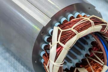 The electric vehicle parts manufacturing concepts.