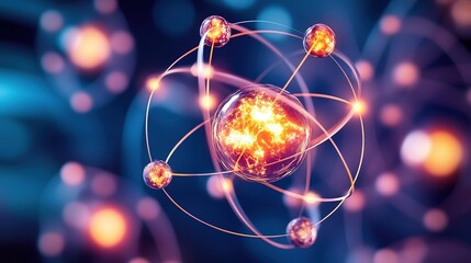 Glowing atomic particles reveal the intricate beauty of fundamental physics
