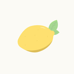 Adorable Kawaii Lemon Vector Art