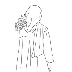 silhouette of a girl