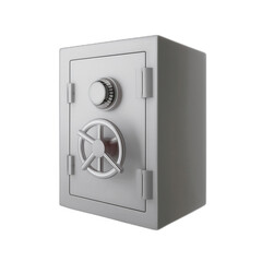 Bank Vault Safe Icon on White Background