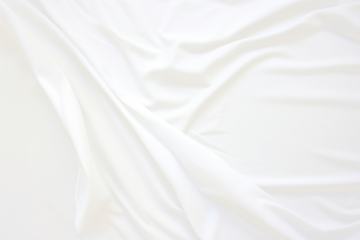 Elegant smooth white  fabric texture png overlay effect, transparent background