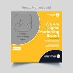 Digital marketing corporate social media instagram post