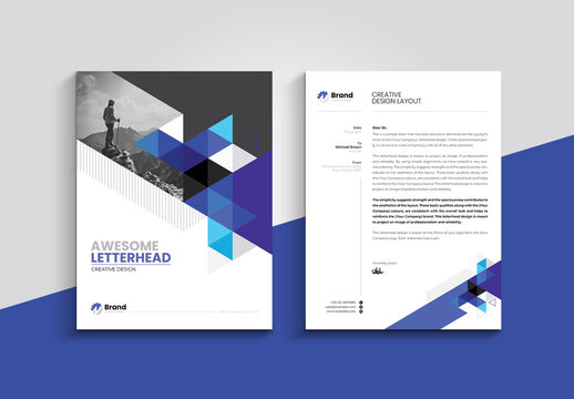 Creative Business Letterhead Template