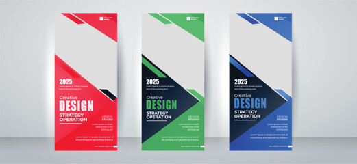 Corporate roll up banner template