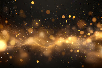 Fototapeta premium Transparent PNG Overlay of Soft Glowing Bokeh Lights.