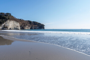 いわき市岩間海岸の景色