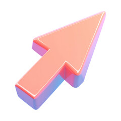 3d arrow going up stock icon