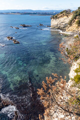 小名浜三崎公園潮見台からの海景