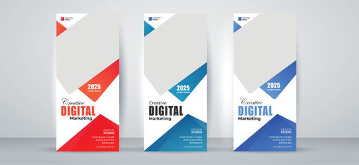 Corporate roll up banner template