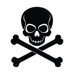 skull and crossbones silhouette