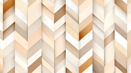 Abstract Herringbone Pattern with Earth Tones and Geometric Chevron Design