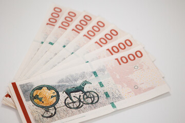 Danish 1000 kroner banknotes