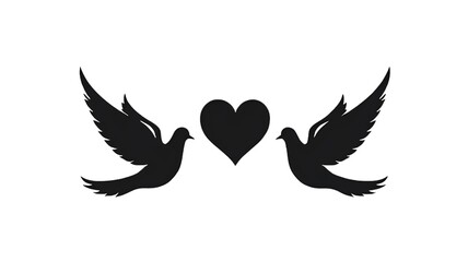 Obraz premium vector illustration of a dove