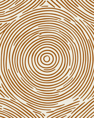 Black and White Spiral with Yellow Circle Pattern and Hypnotic Swirl Design