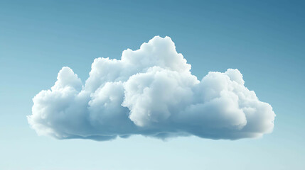 Cloud computing storage concept with floating icons