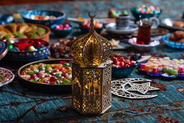 Colorful Ramadan Eid Candy, Traditional Ottoman Candy (Osmanlı Akide Sekeri) Photo, Üsküdar...