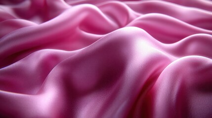 Obraz premium Pink Satin Drape Texture Closeup