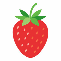 strawberry isolated on white