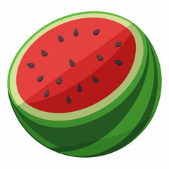 watermelon vector illustration