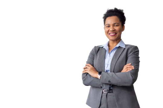 Ambitious African American entrepreneur driving success