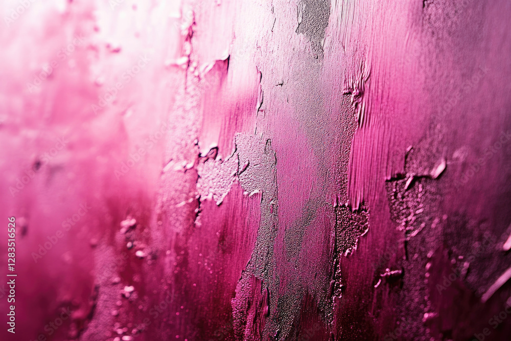 Poster textured pink and purple abstract art with visible brush strokes and a gradient effect.