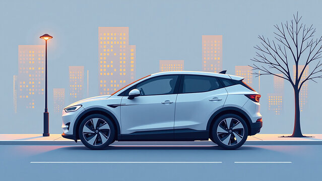 electric car company launches new product combining urban mobility tech innovative vector designs business start