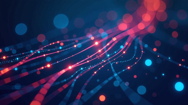 fiber optics networks supported technology background generative ai assistance data