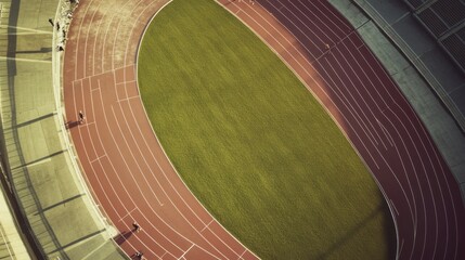 College stadium with athletes preparing for the discus throw. Featuring strength and precision