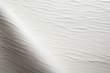 Obraz premium Subtle ridged textured paper with gentle light creating soft shadows. delicate patterns evoke sense of calm and tranquility, perfect for artistic backgrounds